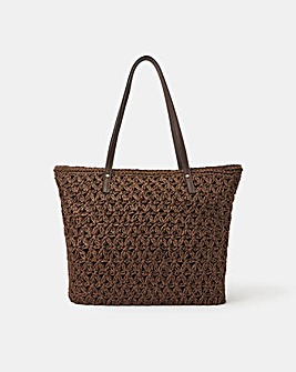 Accessorize Raffia Tote Bag