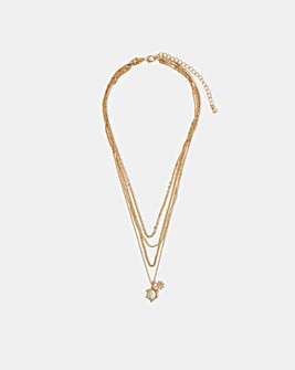 Accessorize Pendant Layered Necklace