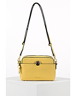 Luella Grey Sian Yellow Camera Crossbody