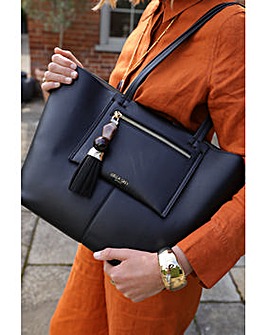 Luella Grey Cindy Black Casual Tote