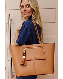 Luella Grey Cindy Camel Casual Tote