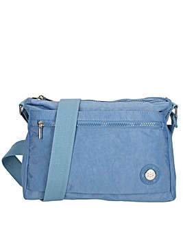 Enrico Benetti Suzie Single Handle Crinkle Nylon Shoulderbag