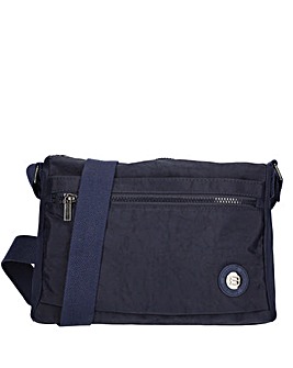 Enrico Benetti Suzie Single Handle Crinkle Nylon Shoulderbag