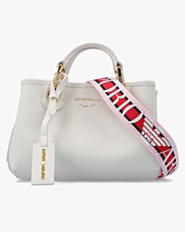 Emporio Armani X Small White Cross-Body Shopper Bag
