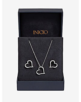 Inicio Heart Pendant Set - Gift Box