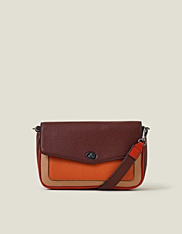 Accessorize Faux Leather Cross-Body Bag