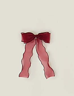 Accessorize Organza Bow Hair Clip