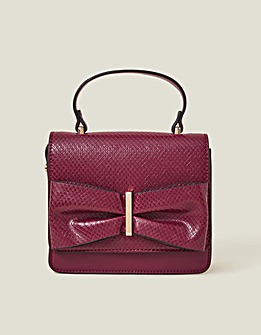 Accessorize Bow Square Cross-Body Bag