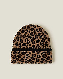 Leopard Print Beanie