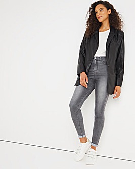 Soft Grey Cloud Soft Touch Skinny Jeans