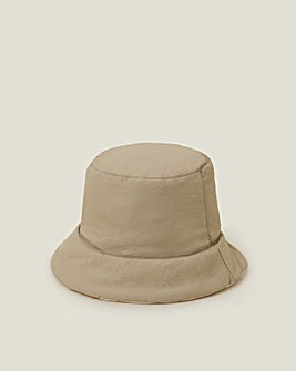 Reversible Quilted Nylon Bucket Hat