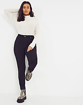 Lexi Black High Waist Super Soft Slim Leg Jeans