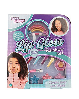 Love and Hugs Lip Gloss Rainbow Set