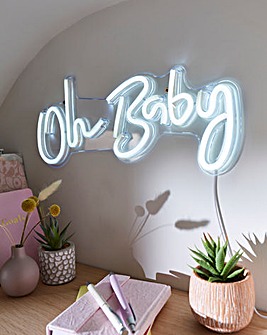 Oh Baby LED Neon Sign