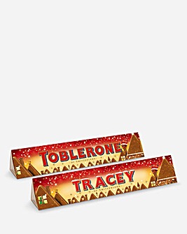 Personalised Toblerone Santa Edition