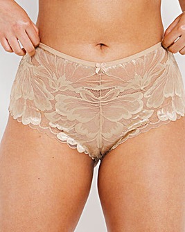 Pretty Secrets Nude Lace Shorts