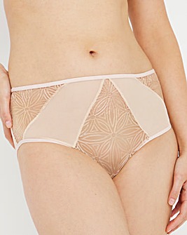 Contemporary Geo Lace Full Fit Brief