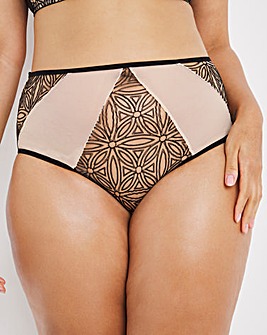 Contemporary Geo Lace Full Fit Brief