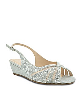 Paradox London Jocelyn Wide E Fit Wedges