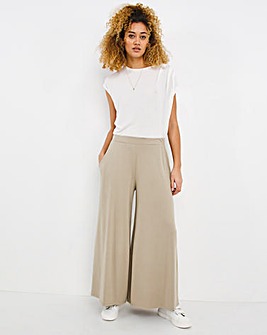 Sand Pull On Soft Touch Ankle Grazer Trouser