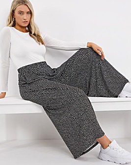 Pull On Mono Spot Soft Touch Ankle Grazer Trouser