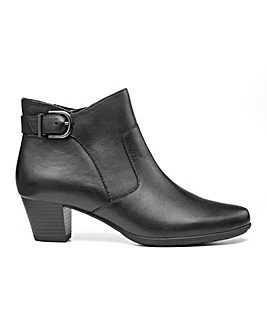 Hotter Addison Wide Fit Block Heel Boot
