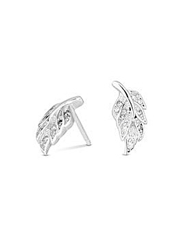 Simply Silver Sterling Silver 925 White Cubic Zirconia Clara Drop Earrings