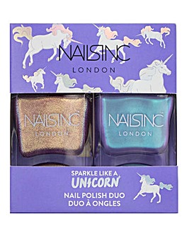 Nails Inc Sparkle Unicorn Nail Polish Duo