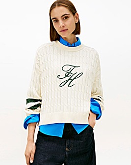 Tommy Hilfiger Textured Graphic Sweater