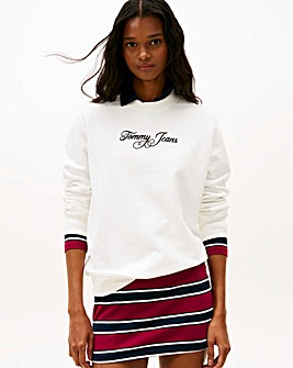Tommy Jeans Logo Crew Sweatshirt