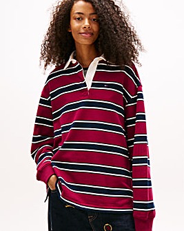 Tommy Jeans Relaxed Fit Stripe Rugby
