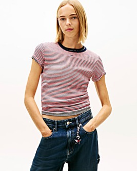 Tommy Jeans Slim Rib T-Shirt