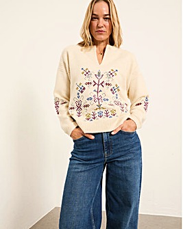 FatFace Ida Floral Jumper