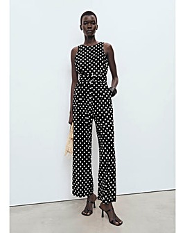 MANGO POLKA DOT JUMPSUIT