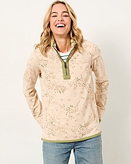 FatFace Airlie Printed Half Zip Swear