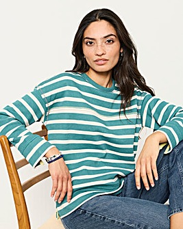 FatFace Airlie Breton Stipe Crew Sweat