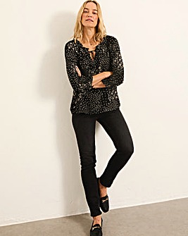 FatFace Kira Mono Blouse