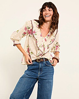 FatFace Carly Floral Blouse