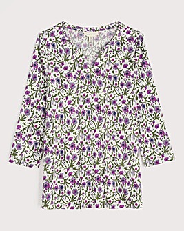 Seasalt Cornwall 3/4 Kellow Jersey Top