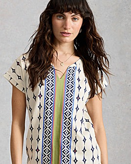 White Stuff Nelly Notch Neck Tee