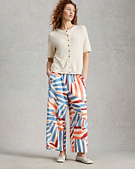 White Stuff Shelly Linen Blend Culotte