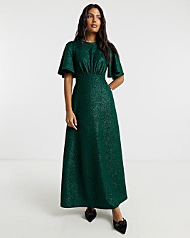 Twisted Wunder Meryl Foil Maxi Dress