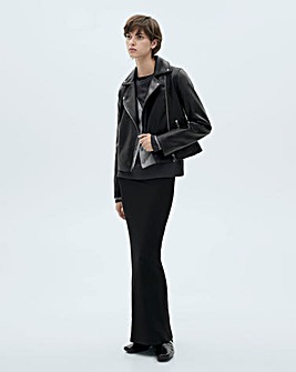 Mango Faux Leather Jacket