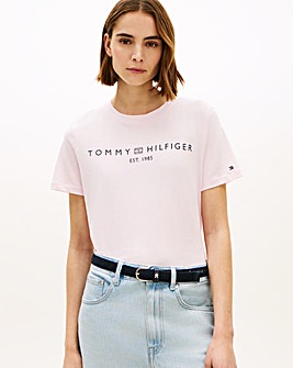 Tommy Hilfiger Logo Short Sleeve Crew Neck