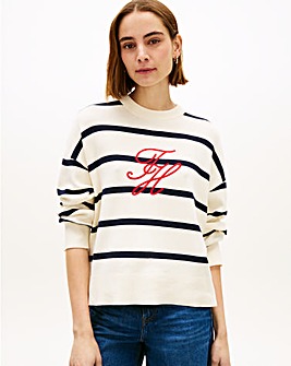 Tommy Hilfiger Full Needle Graphic Sweater