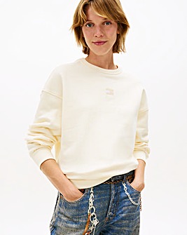 Tommy Jeans Boxy Badge Crew Sweatshirt