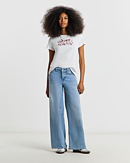 Levi's 318 Shaping Wide Leg Jeans - 32 Leg