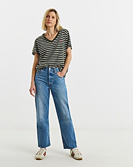 Levis Ribcage Straight Ankle Jeans