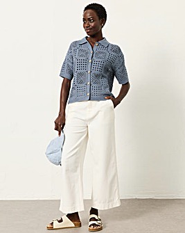 FatFace Astrid Crochet Shirt