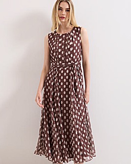 Phase Eight Lucinda Spot Midi Dress